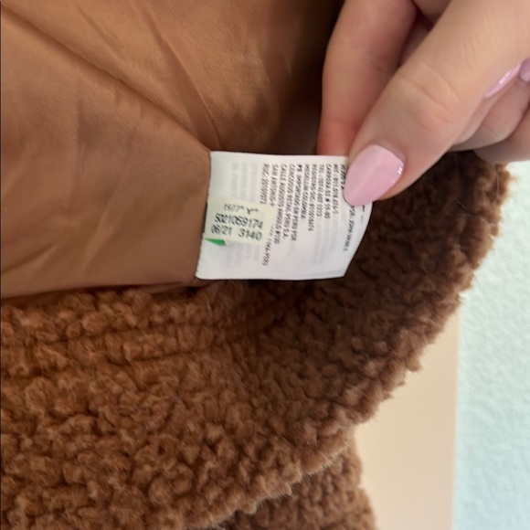 American Eagle Outfitters Tan Teddy Jacket - Picture 6 of 9